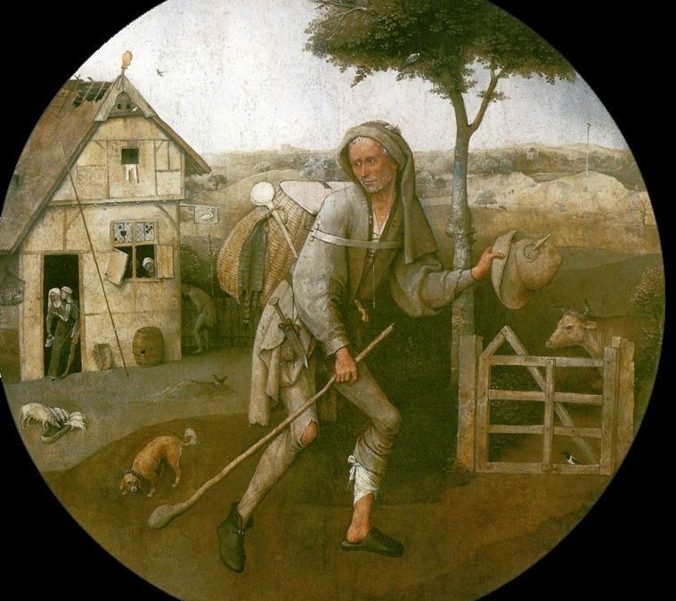 En chemin avec le vagabond de Bosch